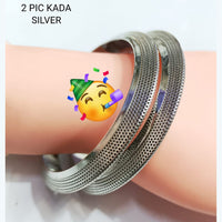 Pooja Bangles Silver Plated Bangles Set