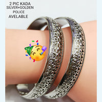 Pooja Bangles Oxidised Plated Bangles Set