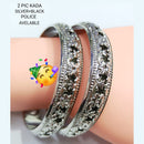 Pooja Bangles Oxidised Plated Bangles Set