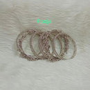 Pooja Bangles Silver Plated Bangle Set