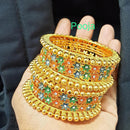 Pooja Bangles Gold Plated Meenakari Bangles Set