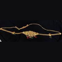 Pooja Bangles Gold Plated Pota Stone Kamarband