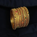 Pooja Bangles Gold Plated Bangles Set