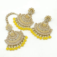 Pooja Bangles Earrings and Maang Tikka set
