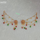 Pooja Bangles Gold Plated Kanchain Earrings