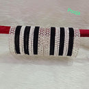 Pooja Bangles Silver Plated Velvet Bangles Set