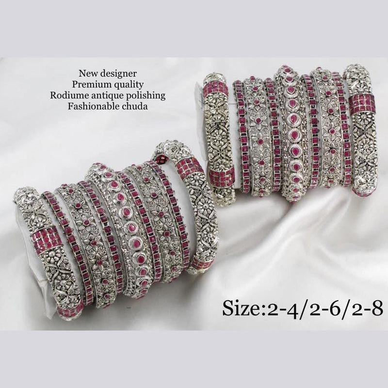 Pooja Bangles oxidised Bangles set