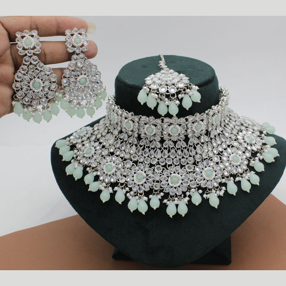 Crystal necklace set sales