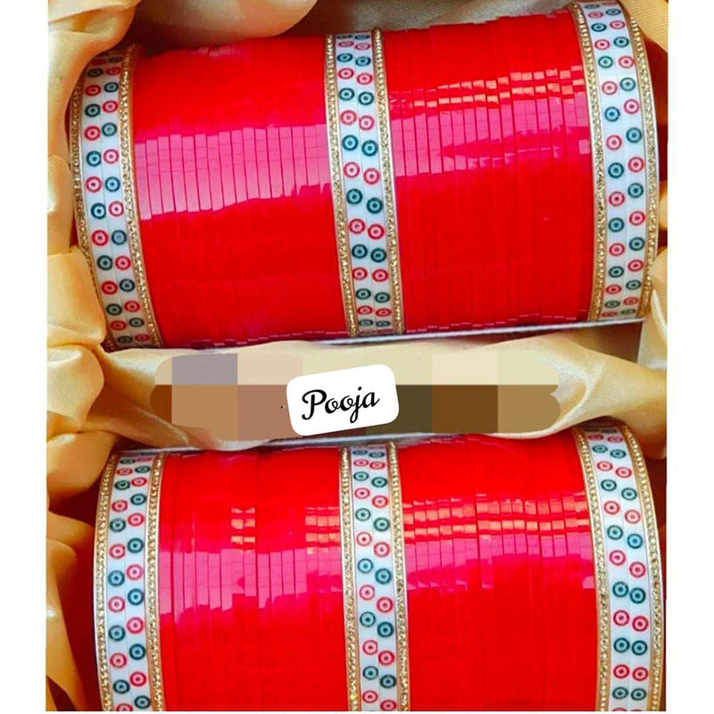 Pooja Bangles Acrylic  Bangle Set