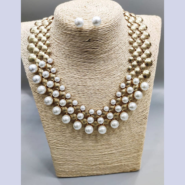 Pooja Bangles Pearls Necklace Set