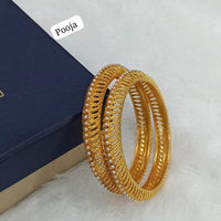 Pooja Bangles Gold Plated Bangles Set