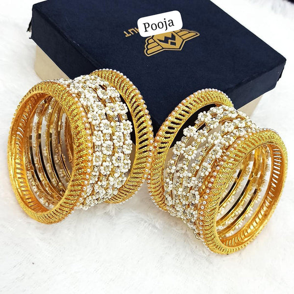 Pooja Bangles Gold Plated Bangles Set