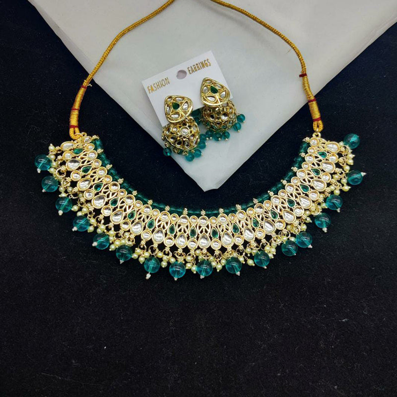 Pooja Bangles Gold Plated Necklace Set