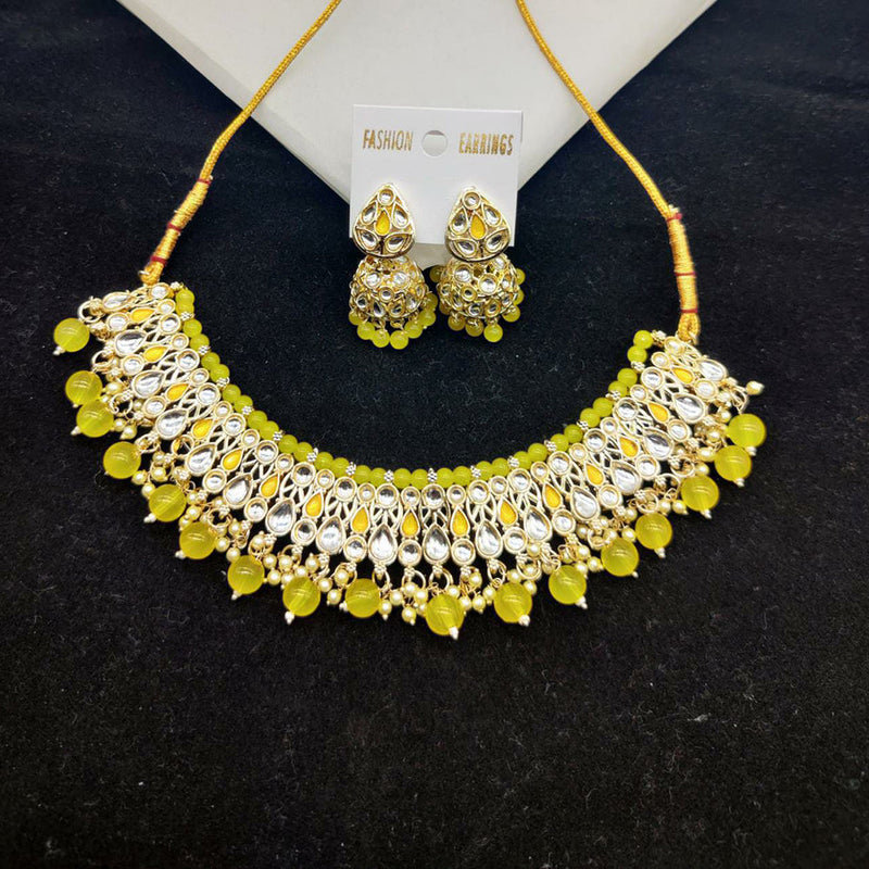 Pooja Bangles Gold Plated Necklace Set