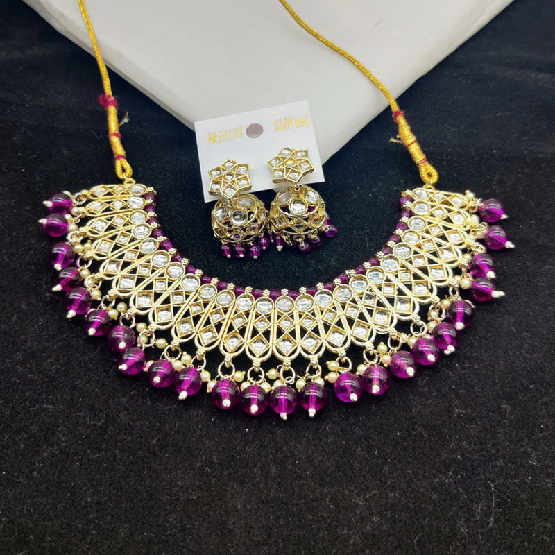 Pooja Bangles Gold Plated Necklace Set