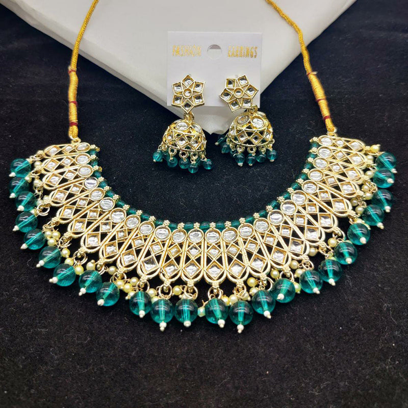 Pooja Bangles Gold Plated Necklace Set