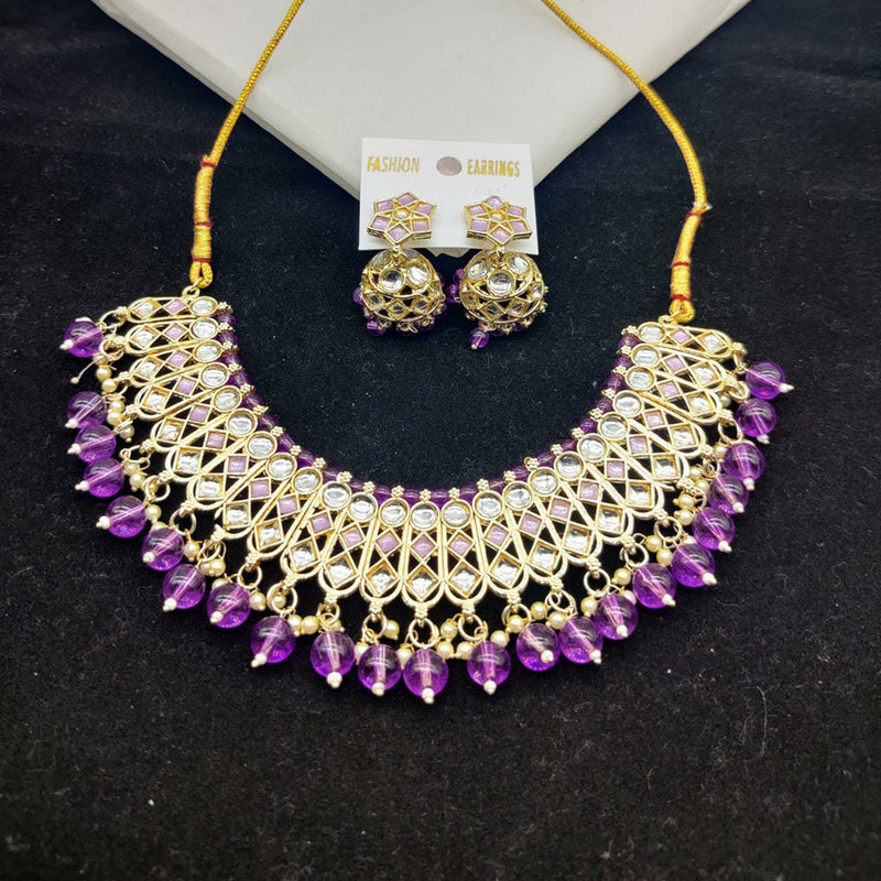 Pooja Bangles Gold Plated Necklace Set