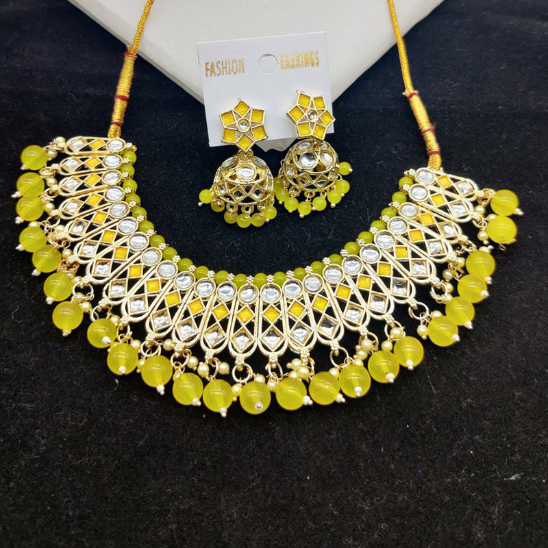 Pooja Bangles Gold Plated Necklace Set