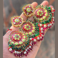 Pooja Bangles Gold Plated Meenakari Earrings