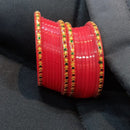 Pooja Bangles Gold Plated Acrylic Bangles Set