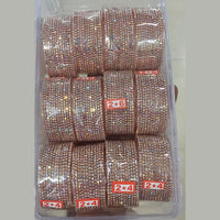 Pooja Bangles Gold Plated Austrian Stone Bangle Set