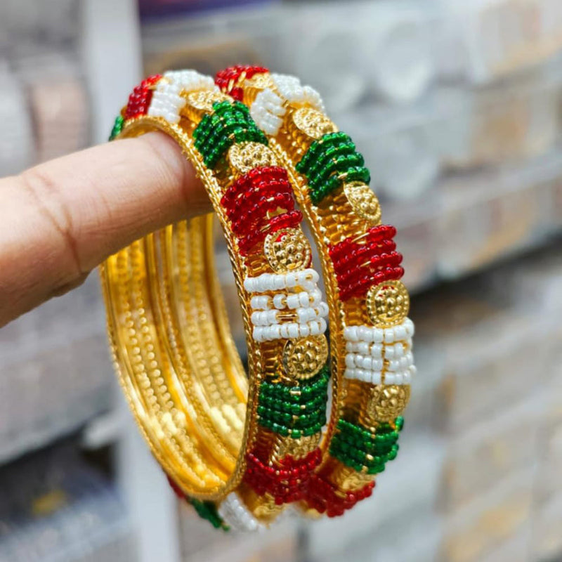 Pooja Bangles Gold Plated Bangles Set