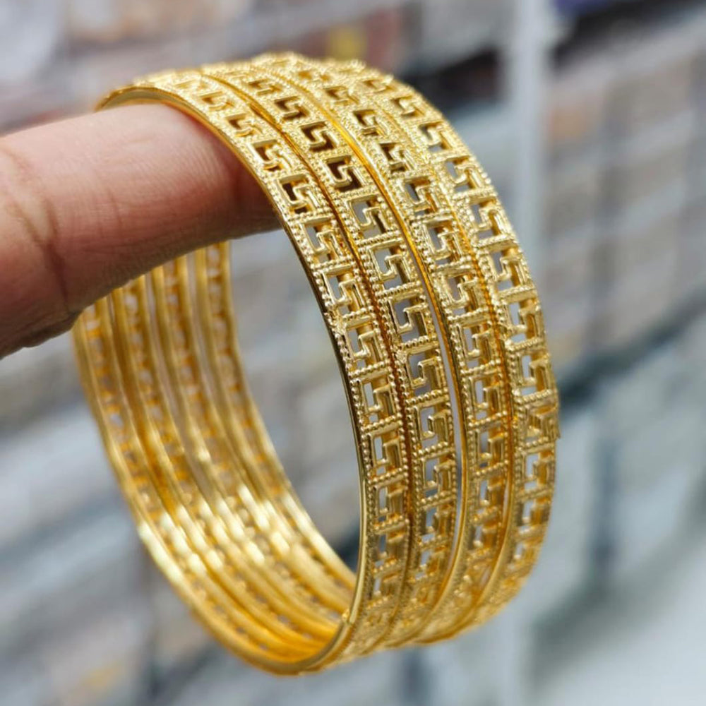 Pooja Bangles Gold Plated Bangles Set