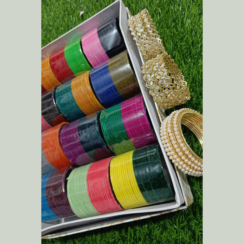 Pooja Bangles Velvet Bangles Set