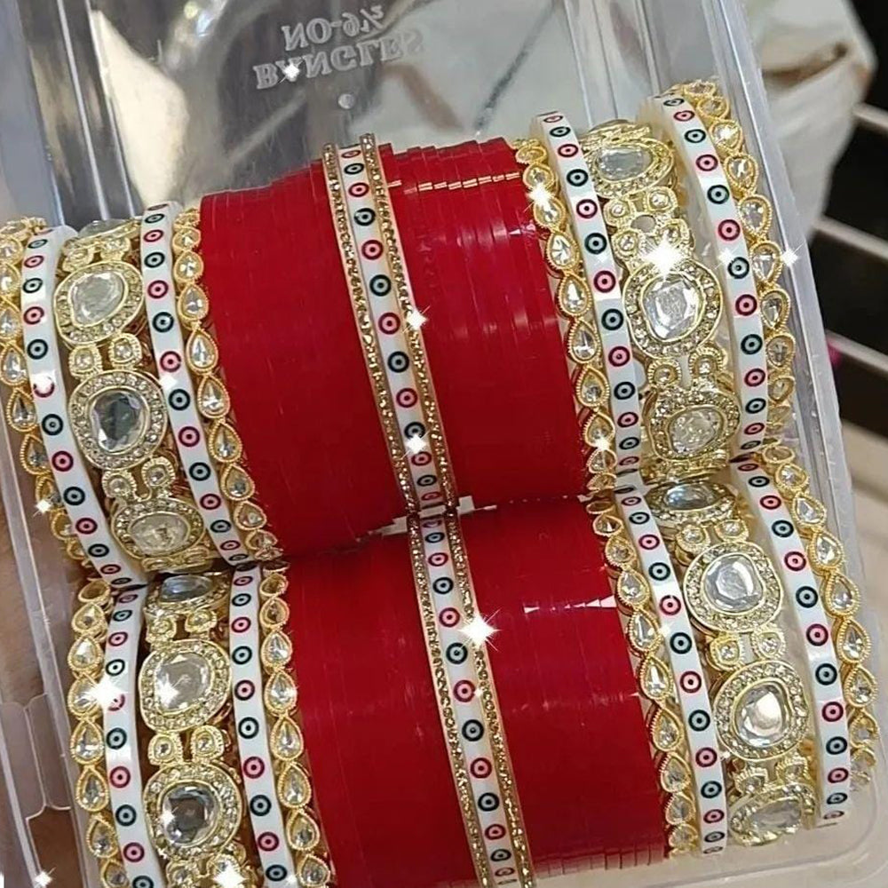 Pooja Bangles Gold  Plated Bangle Set