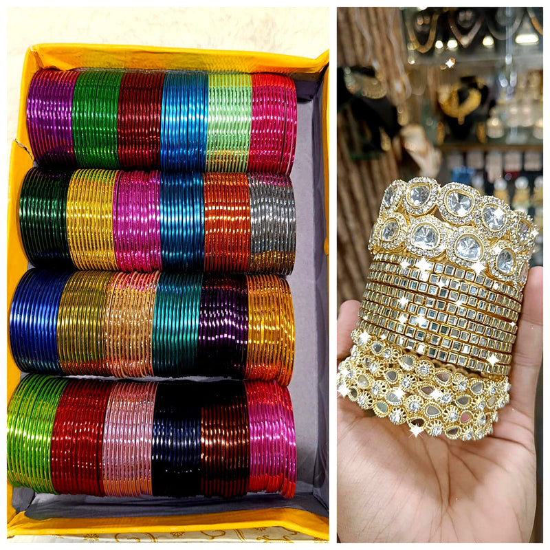 Pooja Bangles Matel Bangles Set