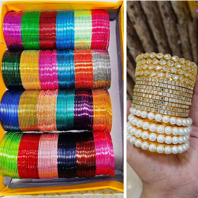 Pooja Bangles Matel Bangles Set