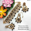 Heera Jewellers Gold Plated Mirror & Beads Necklace Set