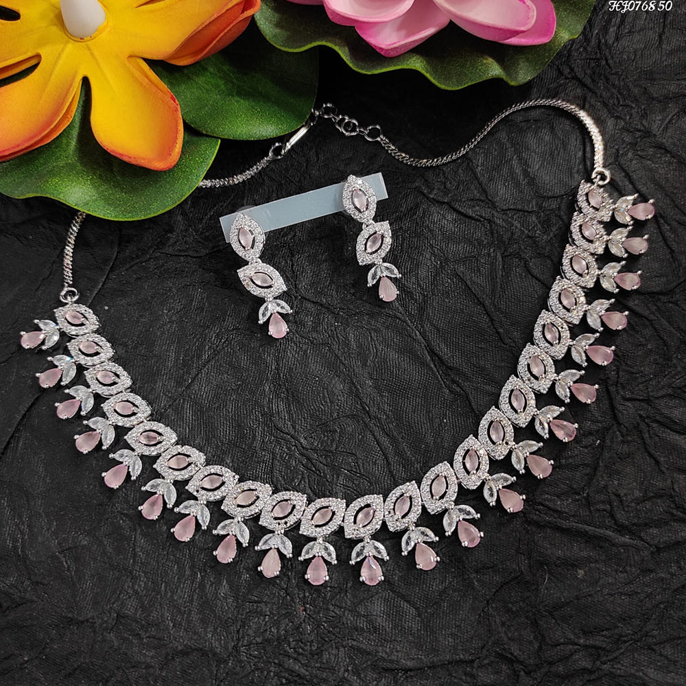 Fancy diamond deals necklace set