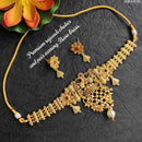 Heera Jewellers Crystal Stone Choker Necklace Set