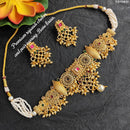 Heera Jewellers Crystal Stone Choker Necklace Set