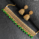 Heera Jewellers Reverse Ad Stone Choker Necklace Set
