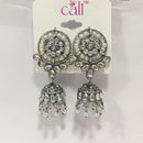 Corbeda Fashion Oxidised Plated Jhumki Earrings