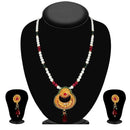 Tip Top Fashions Austrian Stone Gold Plated Necklace Set - 1100907