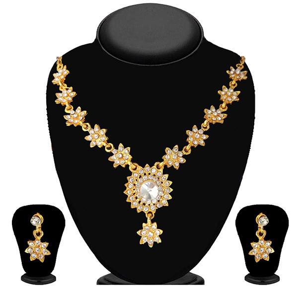 Soha Fashion Gold Plated Austrian Stone Necklace Set - 1100919