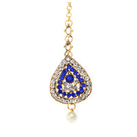 Vivant Charms Gold Plated Necklace Set With Maang Tikka - 1102321