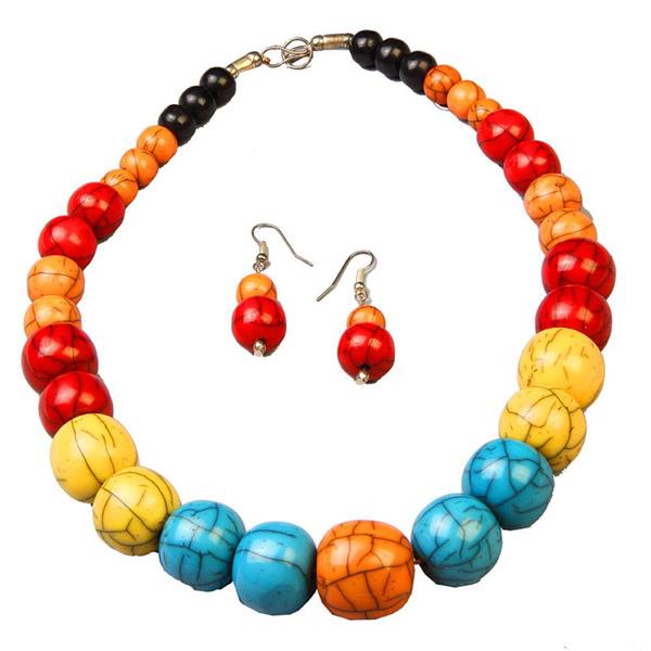 Beadside Beads Multicolor Beads Necklace Set - 1102544