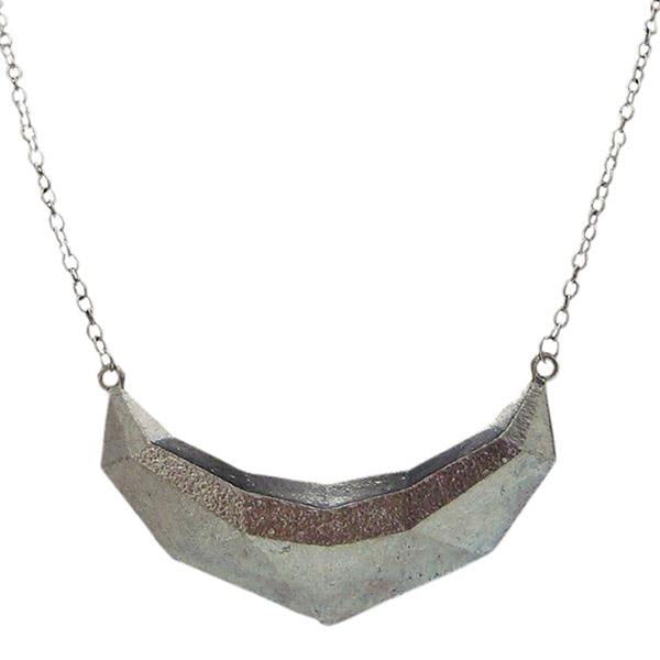 Jeweljunk Rhodium Plated  Statement Necklace - 1102606