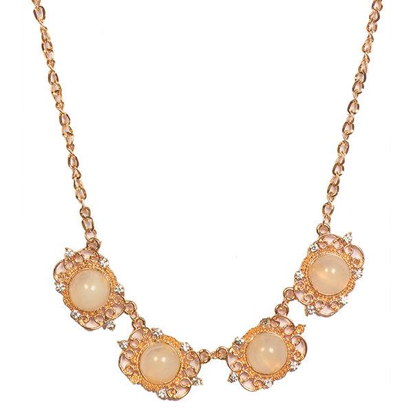 Urthn Gold Plated Statement Necklace - 1103334