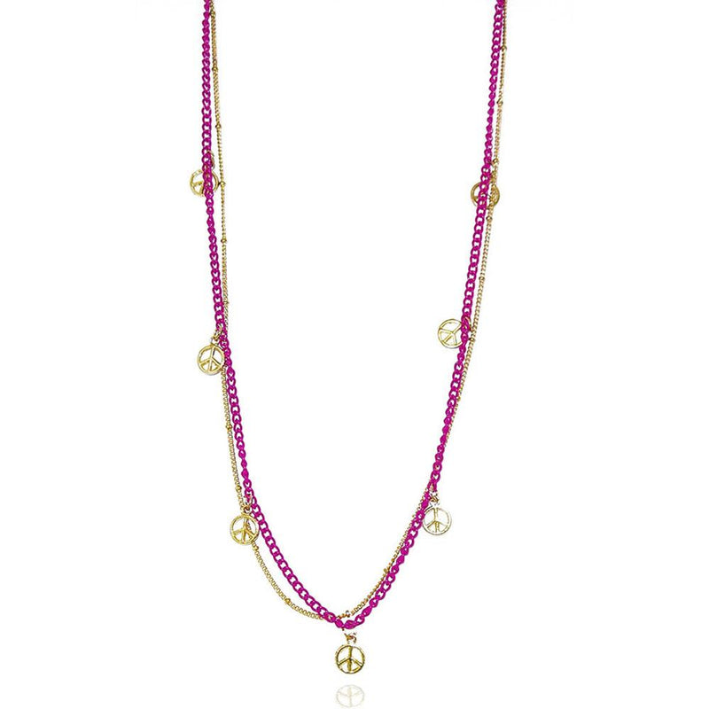 Jeweljunk Gold Plated Long Chain Necklace - 1104002