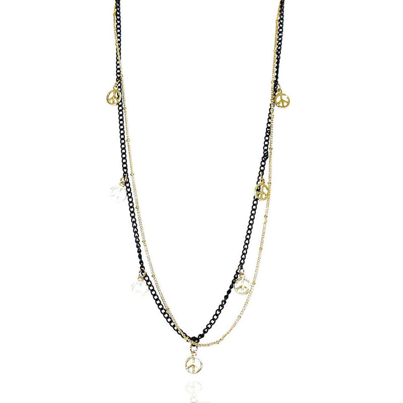 Jeweljunk Gold Plated Long Chain Necklace - 1104006