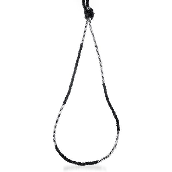 Urthn Black Beads Necklace - 1104110