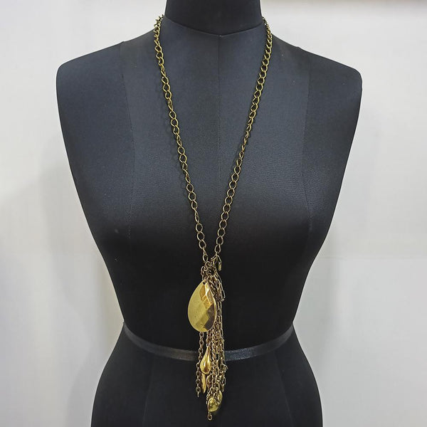 Urthn Gold  Plated Statement Necklace -1104120 - 1104120