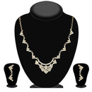 Eugenia Austrian Stone Gold Plated Necklace Set - 1104304
