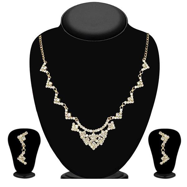 Eugenia Austrian Stone Gold Plated Necklace Set - 1104304