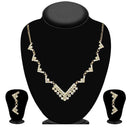 Eugenia Austrian Stone Gold Plated Necklace Set - 1104306